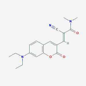 Chemical structure of Fluorescent probe QG-1