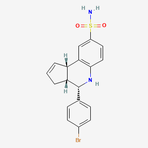 Chemical structure of GAT107