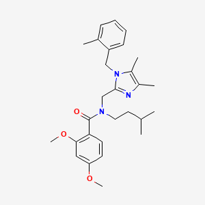 Chemical structure of GLP-1 antagonist