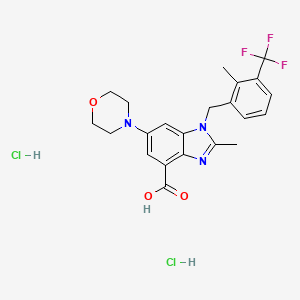 Chemical structure of GSK 2636771 dihydrochloride