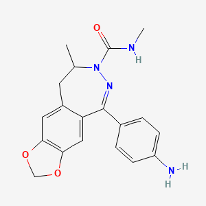 Chemical structure of Gyki-53655