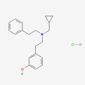 Chemical structure of HS666 hydrochloride