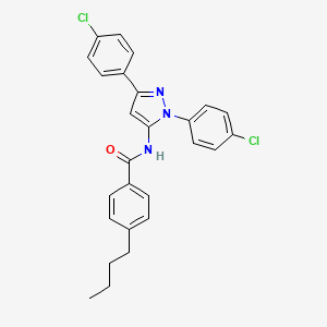 Chemical structure of HSF1B