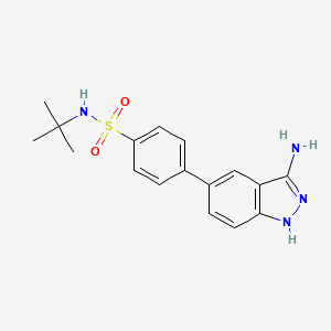 Chemical structure of JAK2 inhibitor 13 - Sulfonamide 13