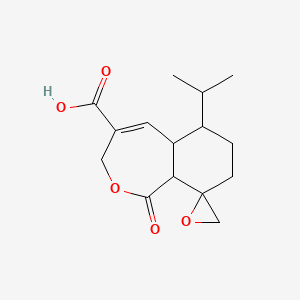Chemical structure of Koningic acid