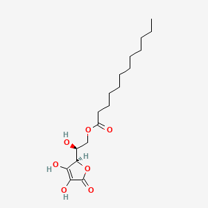 Chemical structure of Ascorbyl monolaurate