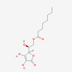 Chemical structure of L-Ascorbyl octanoate