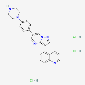 Chemical structure of LDN 212854 trihydrochloride