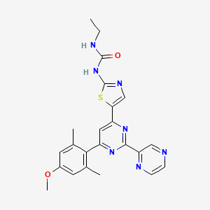 Chemical structure of LIMK1 inhibitor BMS-4