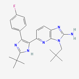 Chemical structure of Ralimetinib