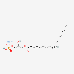 Chemical structure of Lysophosphatidic acid (Oleyl form)