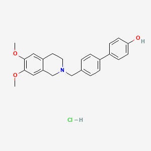 Chemical structure of MC70 hydrochloride