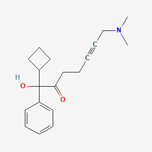 Chemical structure of MDL 201012