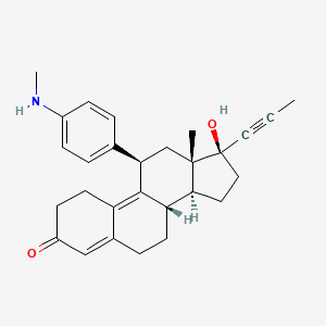 Chemical structure of Metapristone