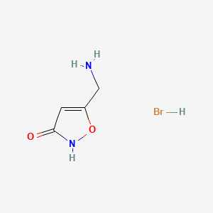 Chemical structure of Muscimol HBr