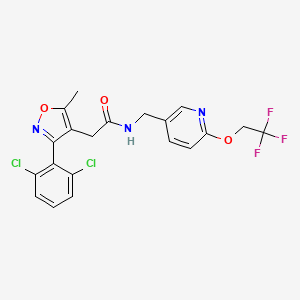 Chemical structure of Nav1.7 blocker 24