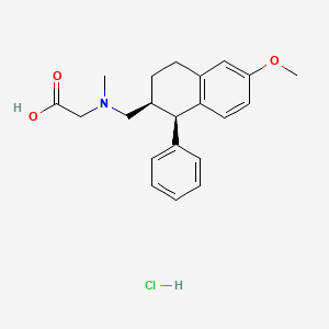 Chemical structure of ORG 25935 - SCH 900435