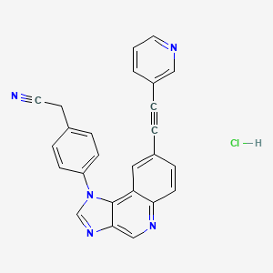 Chemical structure of PDK1 inhibitor 2610