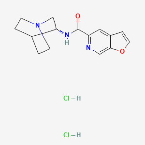 Chemical structure of PHA 543613 dihydrochloride