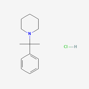 Chemical structure of PPP hydrochloride