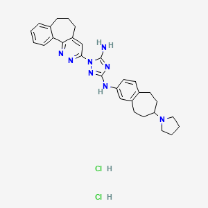 Chemical structure of R 428 dihydrochloride - BGB324 | Bemcentinib