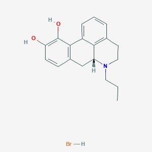 Chemical structure of R-(-)-N-Propylnorapomorphine hydrobromide