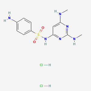 Chemical structure of RO 04-6790 hydrochloride
