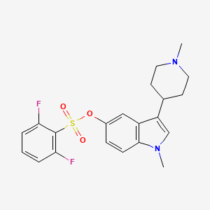 Chemical structure of SGS 518 - Idalopirdine | Lu AE58054 | LY 483518