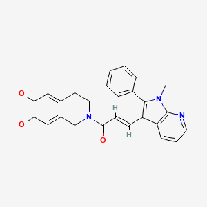 Chemical structure of SIS3 free base