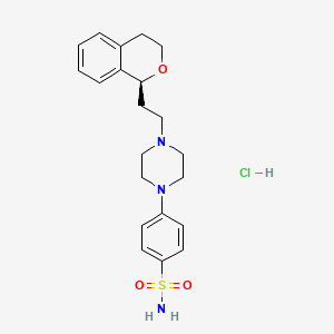 Chemical structure of Sonepiprazole hydrochloride