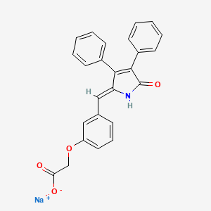 Chemical structure of T 1776Na