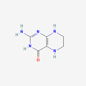 Chemical structure of tetrahydropterin