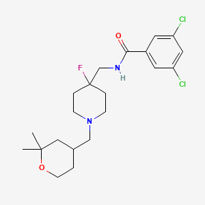Chemical structure of TTA-P2
