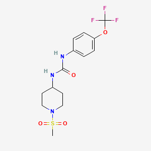 Chemical structure of TUPS