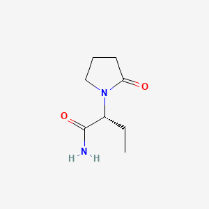 Chemical structure of Etiracetam, (R)-