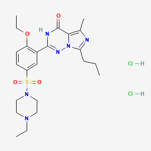 Chemical structure of Vardenafil Dihydrochloride