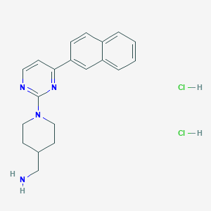 Chemical structure of WAY 262611 dihydrochloride