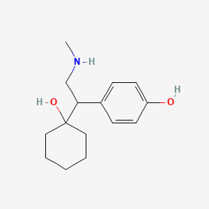 Chemical structure of N,O-Didesmethylvenlafaxine