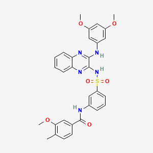 Chemical structure of XL PI3K/mTOR inhibitor