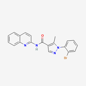 Chemical structure of YW2065