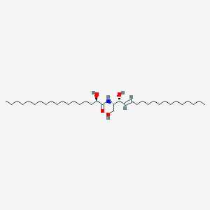 Chemical structure of 18:0(2R-OH) Ceramide