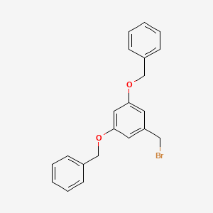 Chemical structure of 3,5-Bis(benzyloxy)benzyl Bromide