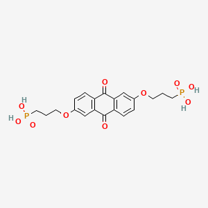 Chemical structure of 2,6-Dppeaq