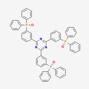 Chemical structure of 2,4,6-Tris(3-(diphenylphosphinyl)phenyl)-1,3,5-triazine