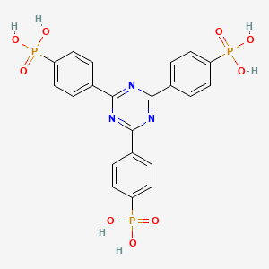 Chemical structure of ((1,3,5-Triazine-2,4,6-triyl)tris(benzene-4,1-diyl))tris(phosphonic acid)