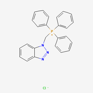 Chemical structure of [(1H-Benzotriazol-1-yl)methyl]triphenylphosphonium Chloride