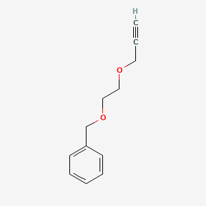 Chemical structure of (2-Prop-2-ynyloxyethoxymethyl)benzene