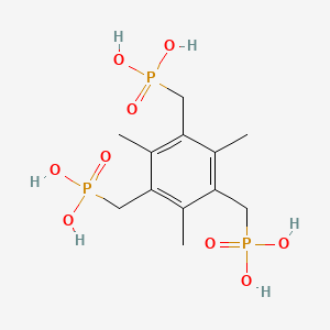 Chemical structure of ((2,4,6-Trimethylbenzene-1,3,5-triyl)tris(methylene))tris(phosphonic acid)