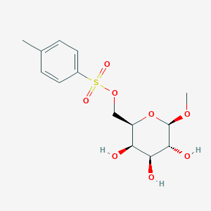 Chemical structure of Methyl 6-O-tosyl-beta-D-galactopyranoside