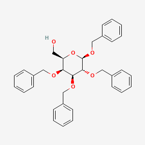 Chemical structure of 1,2,3,4-Tetra-O-benzyl-b-D-galactopyranoside